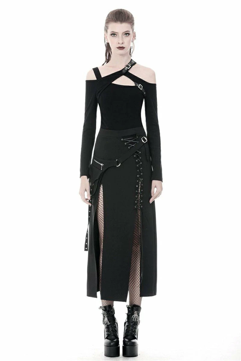 DARK IN LOVE In Your Dark Dreams Slit Maxi Skirt 4 DARK IN LOVE In Your Dark Dreams Slit Maxi Skirt - Image 2