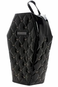 Rock Rebel Mina Quilted Bat Coffin Backpack [BLACK] -AKUMU INK shop vfdgbfhtrhtrh