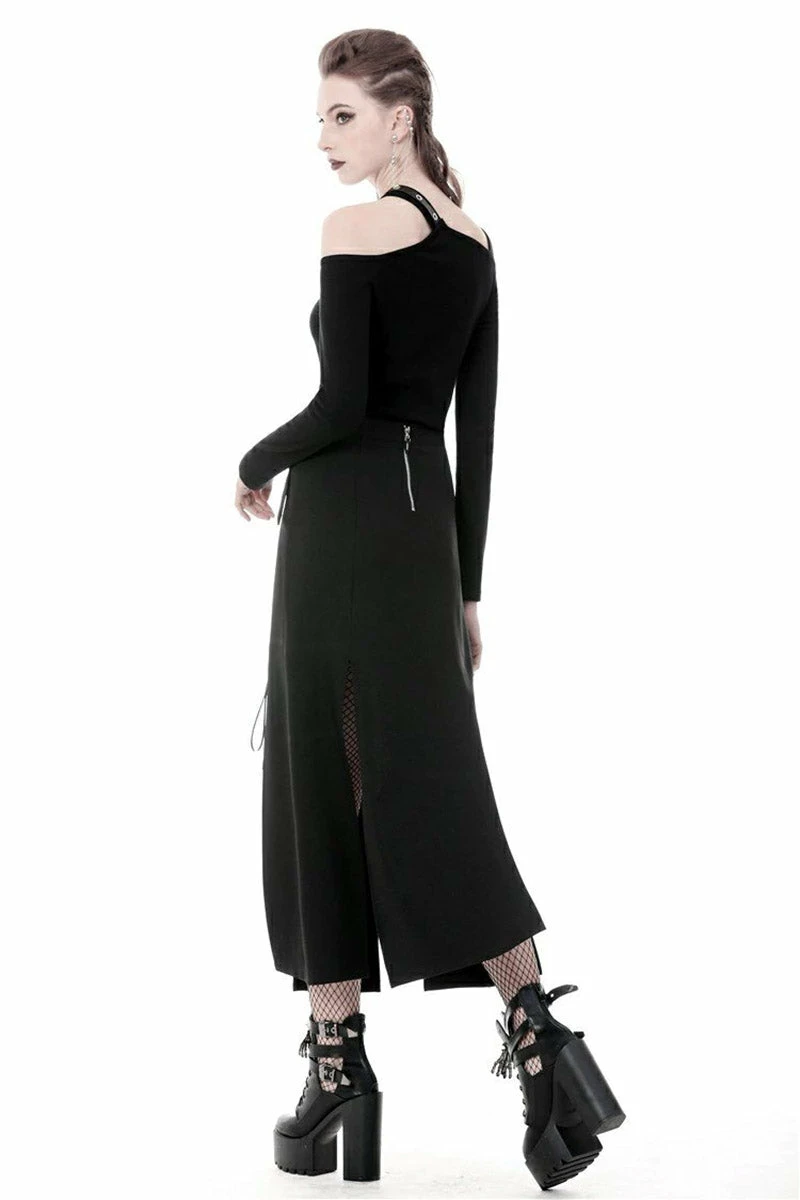 DARK IN LOVE In Your Dark Dreams Slit Maxi Skirt 6 DARK IN LOVE In Your Dark Dreams Slit Maxi Skirt - Image 4