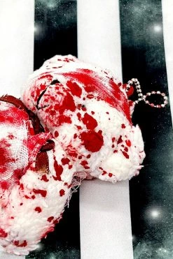 Tentacle Vomit Bloody Bear Keychain -AKUMU INK shop vfrbsswbgt