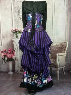 Gallery Serpentine Dark Alice Purple Alice - Corset & Victorian Bustle Set -AKUMU INK shop vic bustle 6 05e672fa 351c 427d a127 a79ecc9ae184