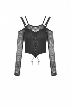DARK IN LOVE Black Craft Fishnet Off The Shoulder Top -AKUMU INK shop vvvvv 6aa1dc99 086d 4381 90f9 1fad8cca7b4d