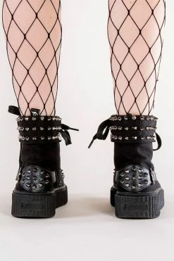 Demonia Death Punch Creeper Sneakers SNK266 -AKUMU INK shop vxvxvdxgfd