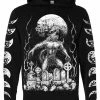 VampireFreaks Howl At The Moon Werewolf Hoodie [Zipper Or Pullover]