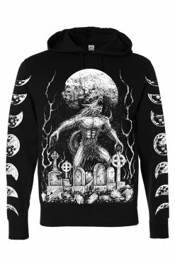 VampireFreaks Howl At The Moon Werewolf Hoodie [Zipper Or Pullover]