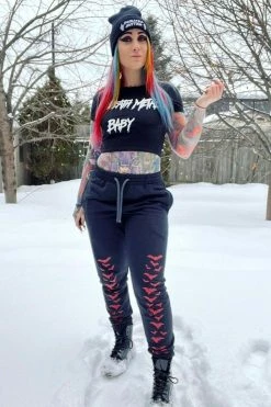 VampireFreaks Death Metal Baby Crop Top -AKUMU INK shop where to buy online goth clothes