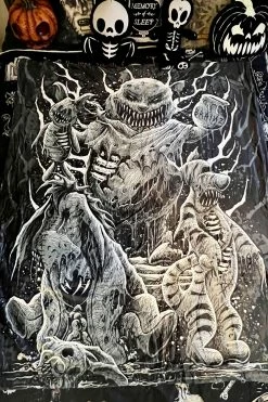 VampireFreaks Winnie The Pooh's Bloody Honey Throw Blanket -AKUMU INK shop winnie the pooh blanket 07