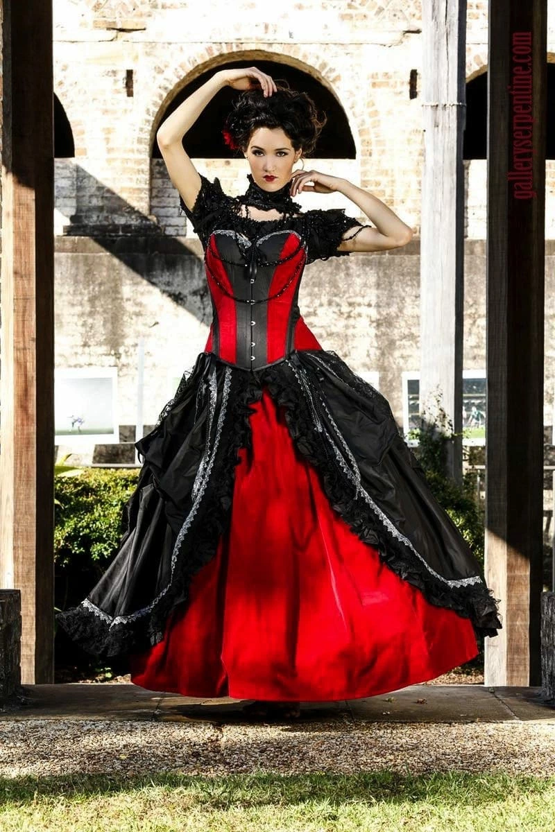 Gallery Serpentine Black Rose TOC Corset, One Only, 20" 7 Gallery Serpentine Black Rose TOC Corset, One Only, 20" - Image 5