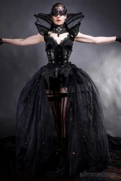 Gallery Serpentine Dark Fairy Tale Corset Gown, Size XS-S -AKUMU INK shop wm dark fairy tale 2 800x1200