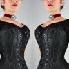 Gallery Serpentine Corsetry Brocade Femme Fatale Corset, Custom Sized 1 Gallery Serpentine Corsetry Brocade Femme Fatale Corset, Custom Sized -AKUMU INK shop wmaston brocade femme fatale 800x1200