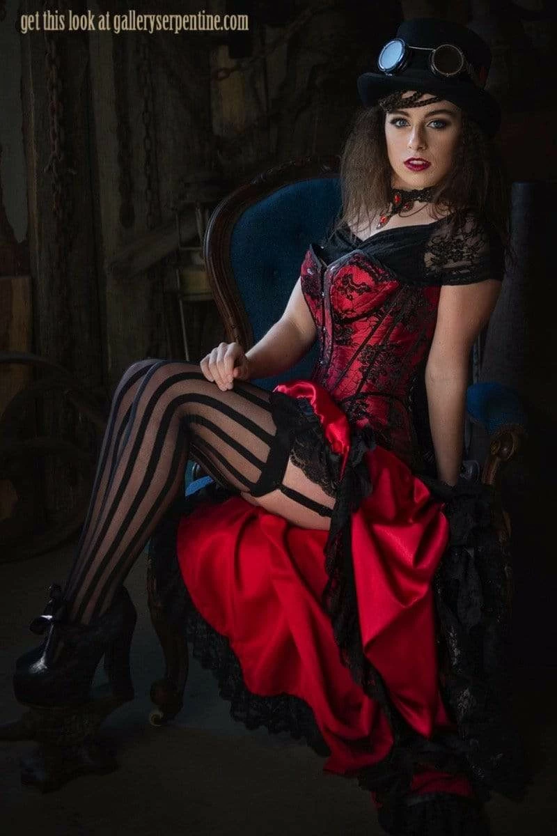 Gallery Serpentine Corsetry Wild Wild West Over Bust Corset, Custom Sized 12 Gallery Serpentine Corsetry Wild Wild West Over Bust Corset, Custom Sized - Image 10