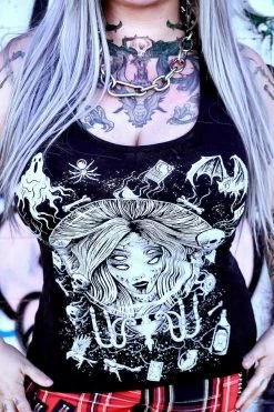 VampireFreaks Fortune Teller Tee [Multiple Styles Available] -AKUMU INK shop womens emo tank top