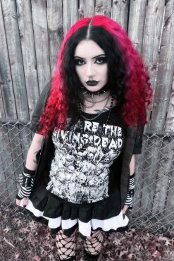 VampireFreaks Living Dead Zombies Tee [Multiple Styles Available] -AKUMU INK shop womens goth zombie t shirt