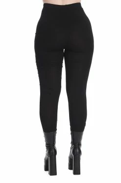 Banned Apparel Made For Each Other Leggings -AKUMU INK shop womens highwaisted emo leggings