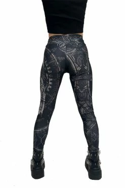 VampireFreaks Deathcore Plague Doctor Leggings -AKUMU INK shop womens steampunk online clothing store