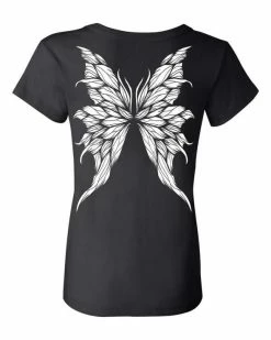 VampireFreaks Dark Fairy Tee [Multiple Styles Available] -AKUMU INK shop womens scoop neck back 590x 55a7e323 d03f 4c6e 8d34 9a6452dfc516