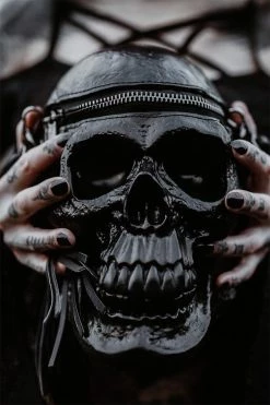 KILLSTAR Grave Digger Skull Handbag [B] -AKUMU INK shop wwcopy