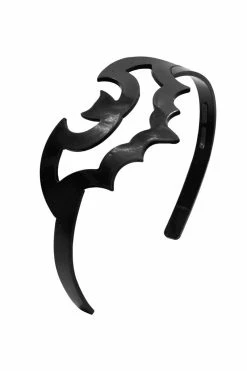 Kreepsville Bat Outline Headband [Black]