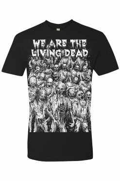 VampireFreaks Living Dead Zombies Tee [Multiple Styles Available] -AKUMU INK shop zombies tshirt nextlevel black front resize